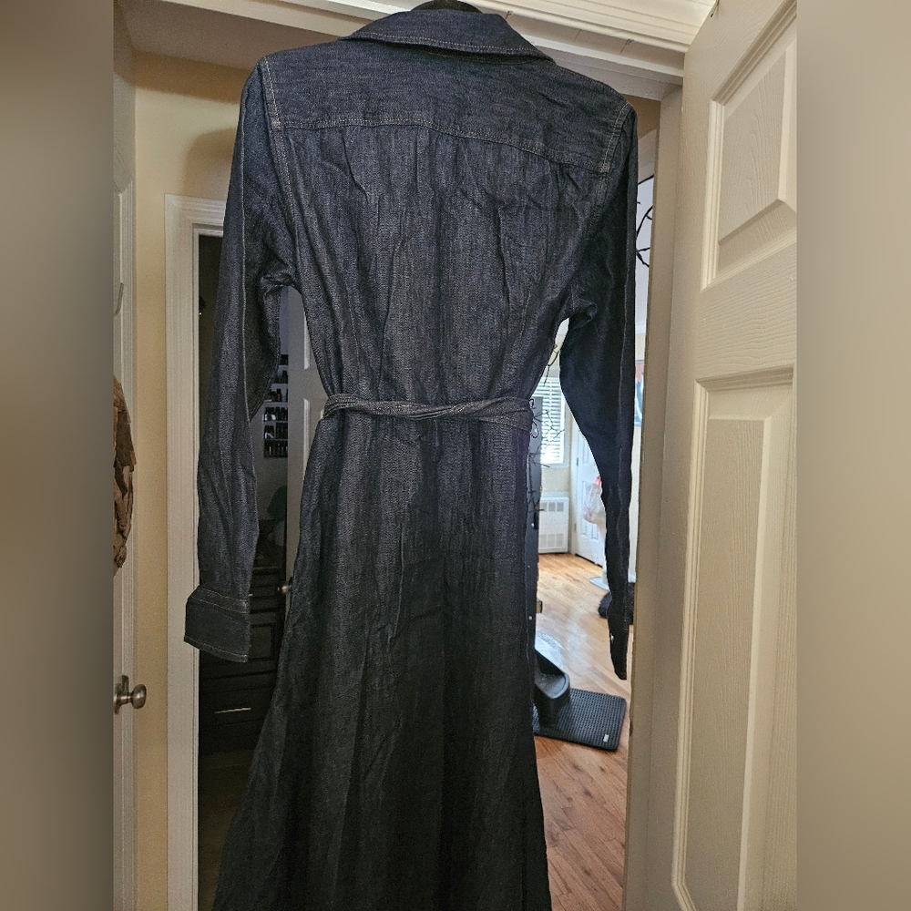 NWT Ralph Lauren Denim Belted Dress - Picture 5 of 5